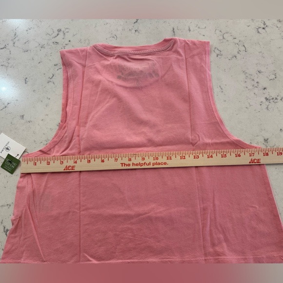 Volcom Women's Stone Hour Crop Tank Top Guava Sz Small Organic Cotton New - Picture 5 of 10